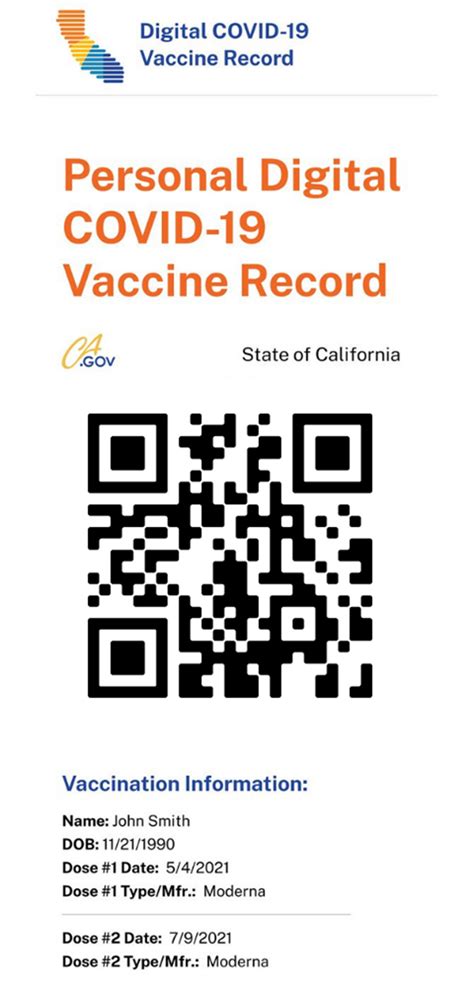 Digital Vaccine Record